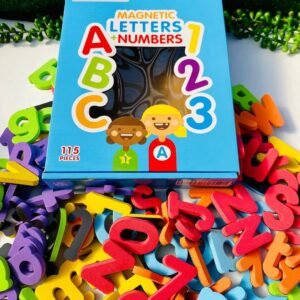Montessori Preschool Early Learning 123 Foam Letter Puzzle ABC Alphabet Numbers Fridge Magnets for Toddlers