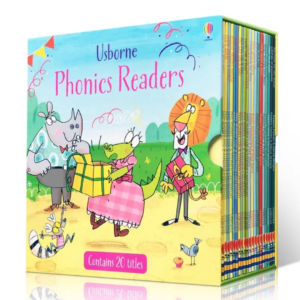 Usborne Phonic Readers Book English Children Early Educational Learning Picture Book Box Set (20pcs - set) Hardcover Book